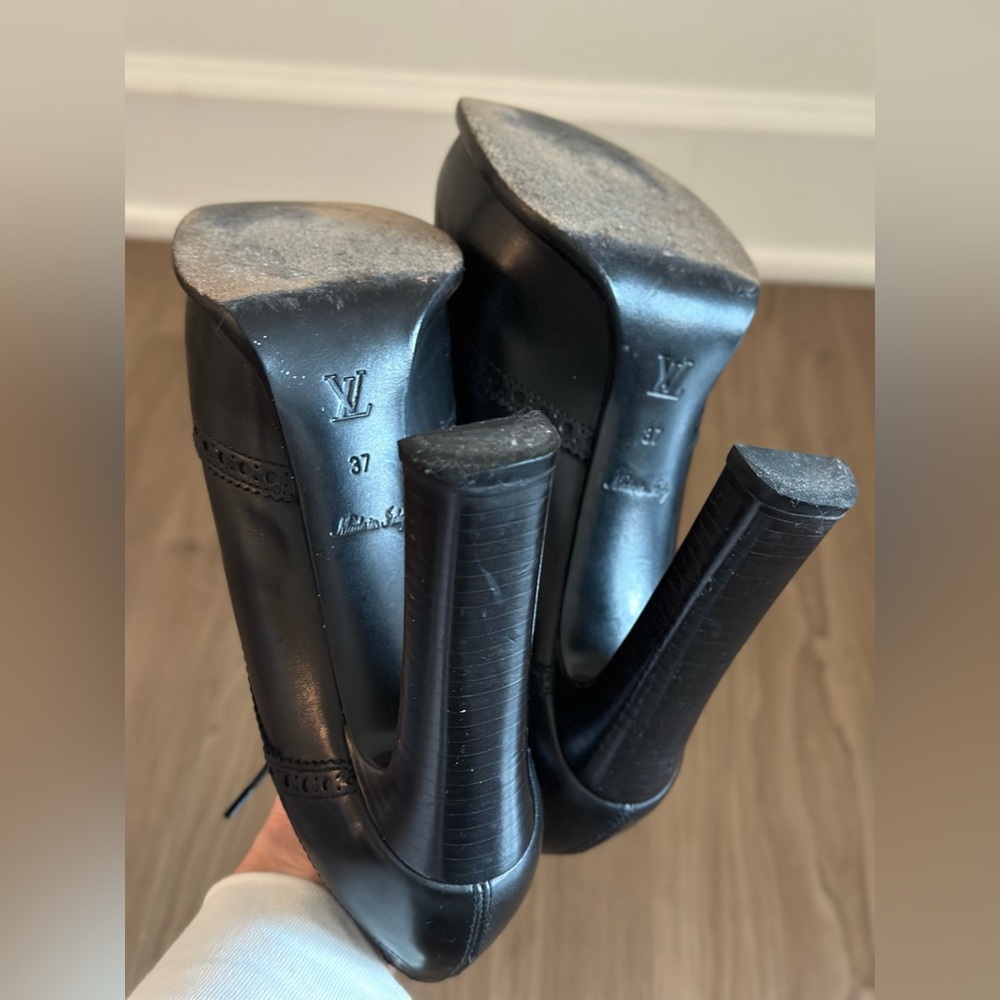 Louis Vuitton Square Toe Hidden Platform Oxford B… - image 8
